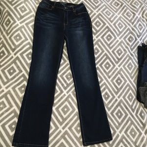 Curvy bootcut dark 7/8 reg jeans Maurices NWOT